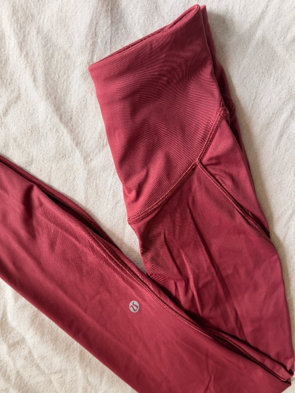 Maroon Lululemon Leggings